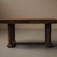 Art Deco oak table – France, 1930s–1940s