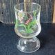 6 verres liqueur, décor fleurs vintage
