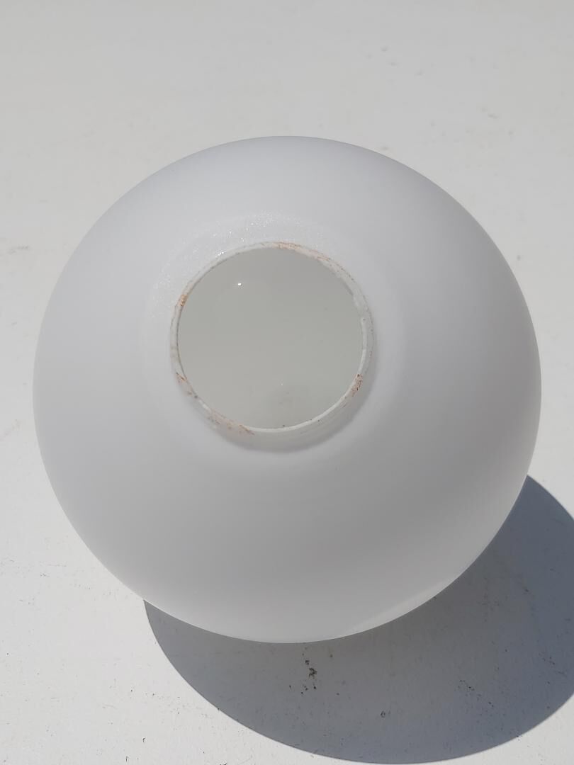 Spring lamp and opaline design