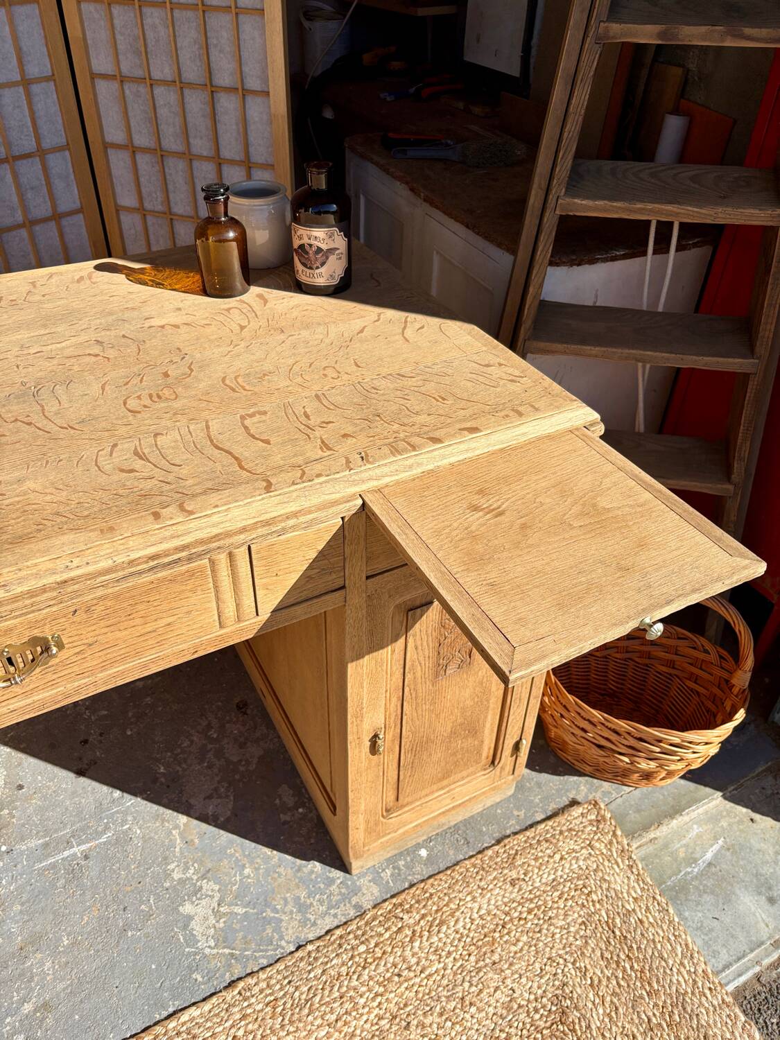 Bureau Art déco en chêne
