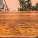 Table de ferme vitrifiée