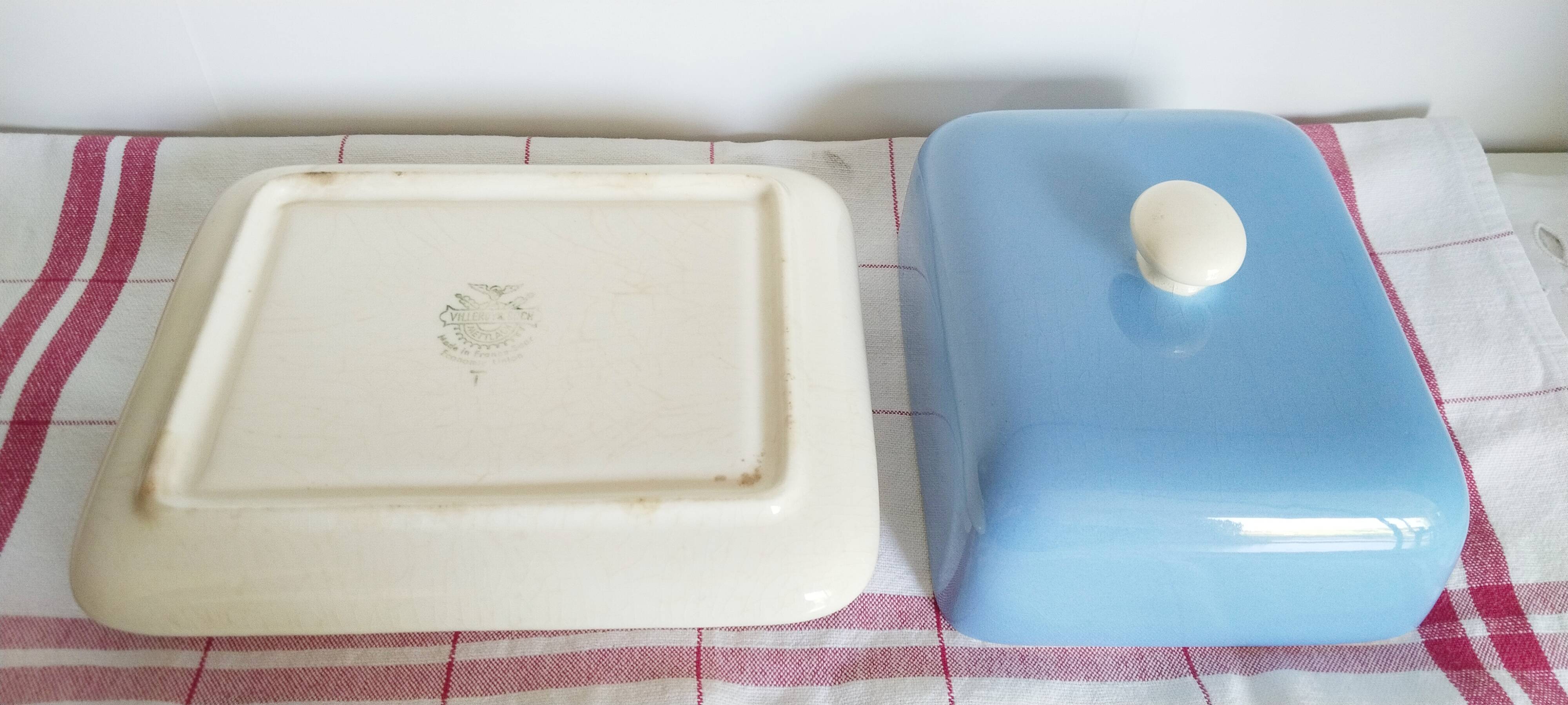 Ravier , beurrier  en faience Villeroy et Boch
