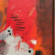 Original Swedish Oil on Panel – “Composition” by Kulo Green (1913–1972) – Signed – Vintage & Framed