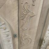 Huge sideboard, 1957, solid natural walnut