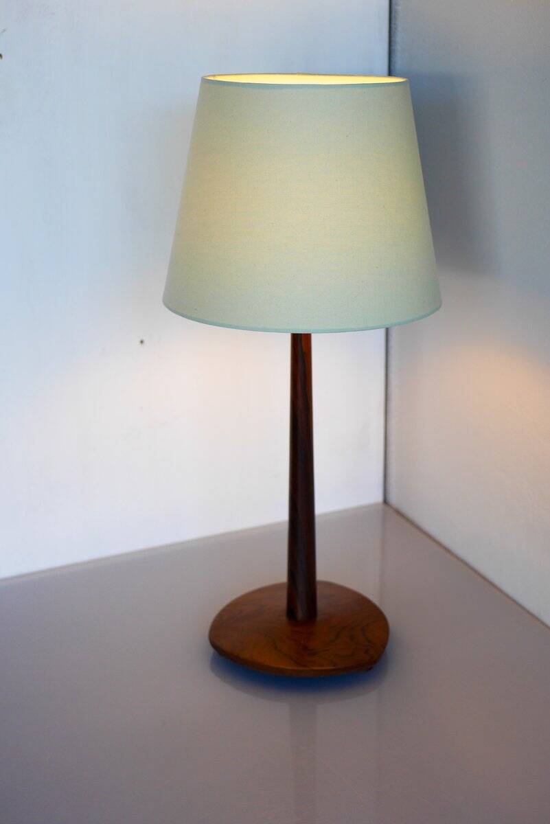 Modern teak table lamp from Eskilstuna Armatur