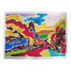 Gouache on paper from 1989, Pierre Lacroux (1909-1993)
