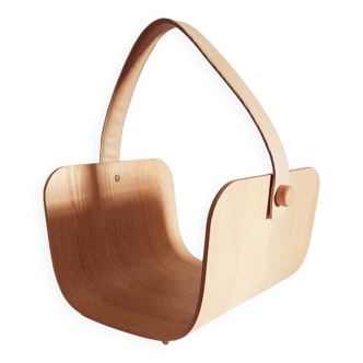 Beech magazine rack