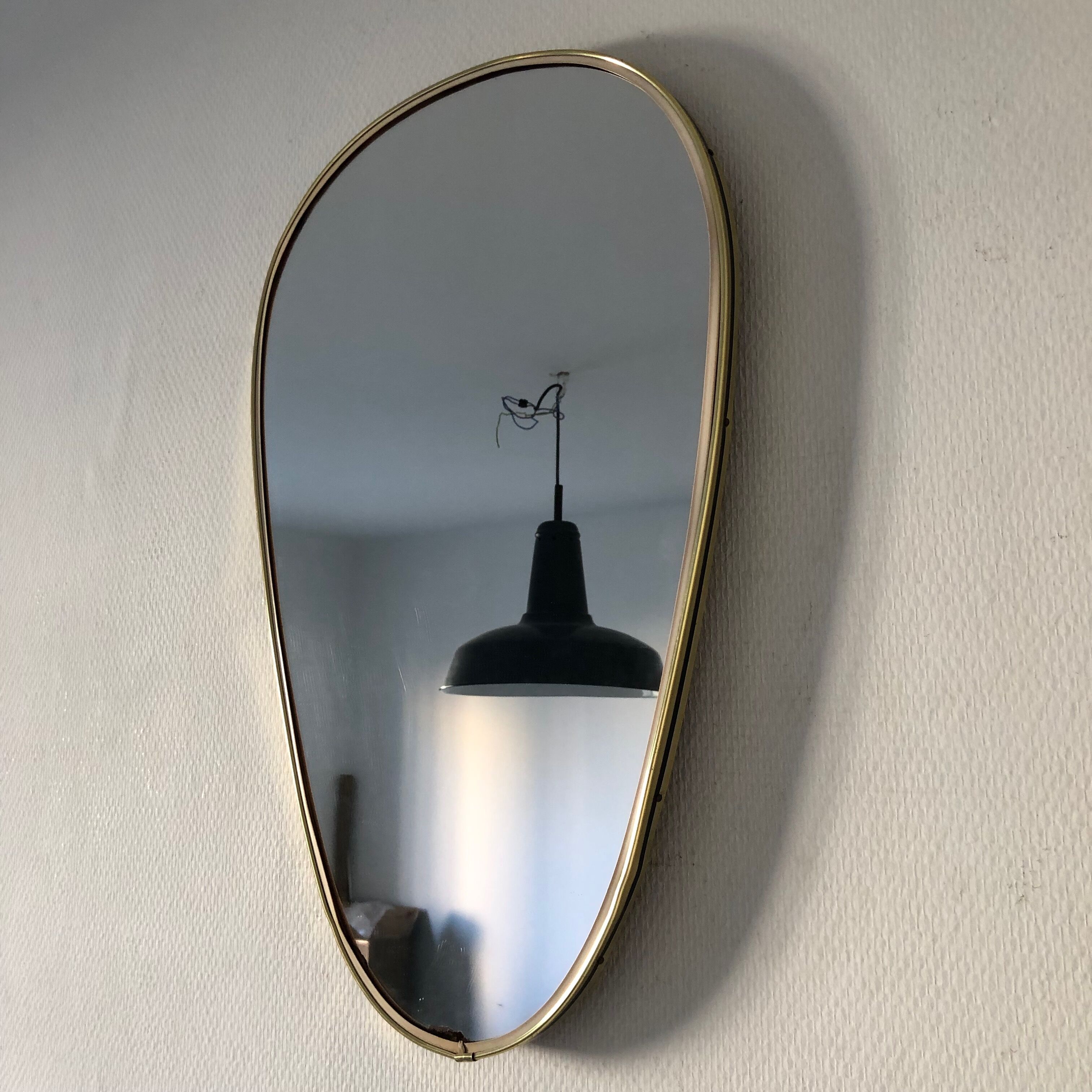 Rearview mirror 55x35cm vintage 1960