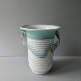 Glazed ceramic vase, 1930s, Art Deco