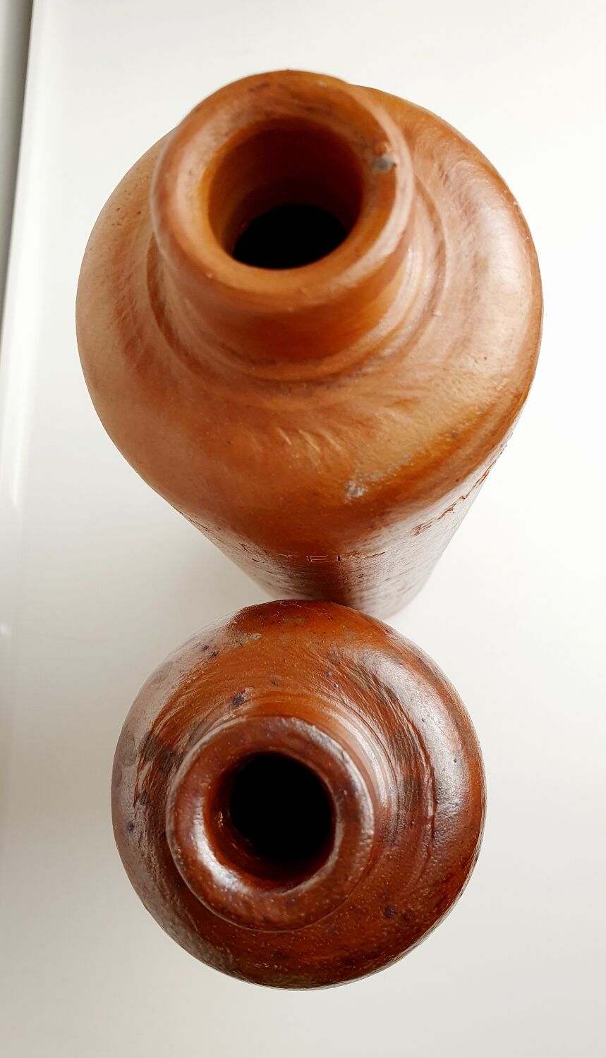 Lot of old stoneware bottles