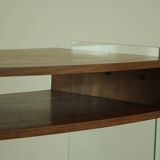 Bureau en verre français des années 1950