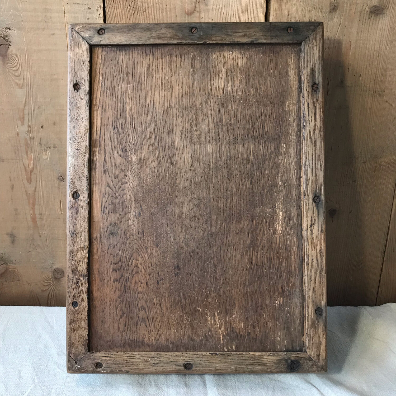 1900 oak serving tray