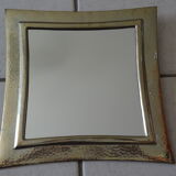 Hammered metal mirror design