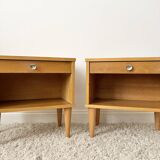 Pair of vintage bedside tables