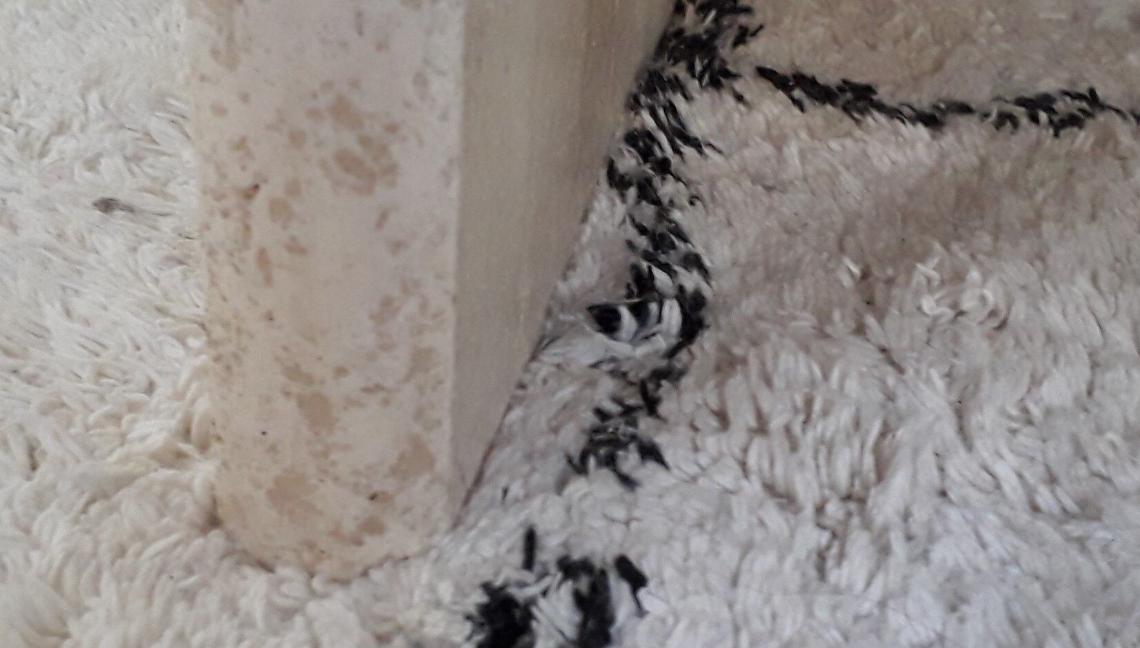 Coffee table in travertine