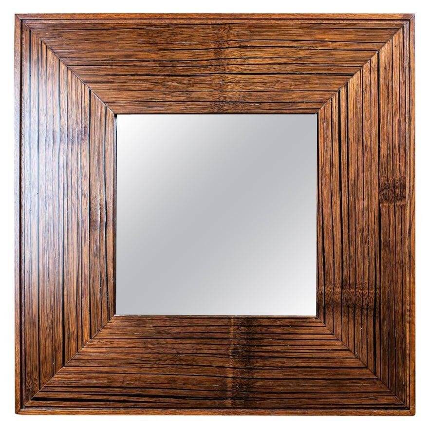 Antique Mirror in Exotic Wood, 1890s
