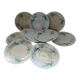 10 antique ironstone dinner plates