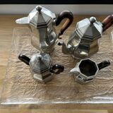 3-piece pewter service from the manor