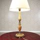 Marble and Copper Night Table Lamp, Late 20th Century