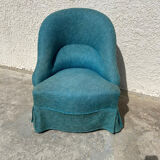 Blue toad armchair