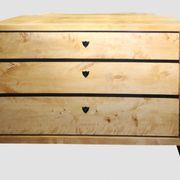 Set de commode de Biedermeier de «His» et «Son»
