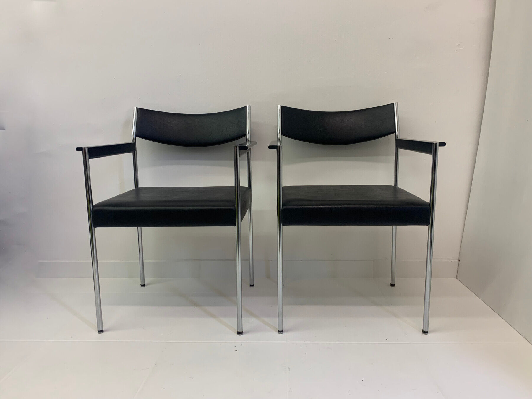 Set of 2 armchairs by Edlef Bandixen for Kusch + co 1970