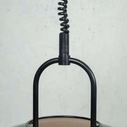 Postmodern minimalist suspension from the 80s, adjustable suspension.