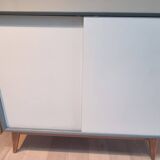 Buffet vintage en bois peint
