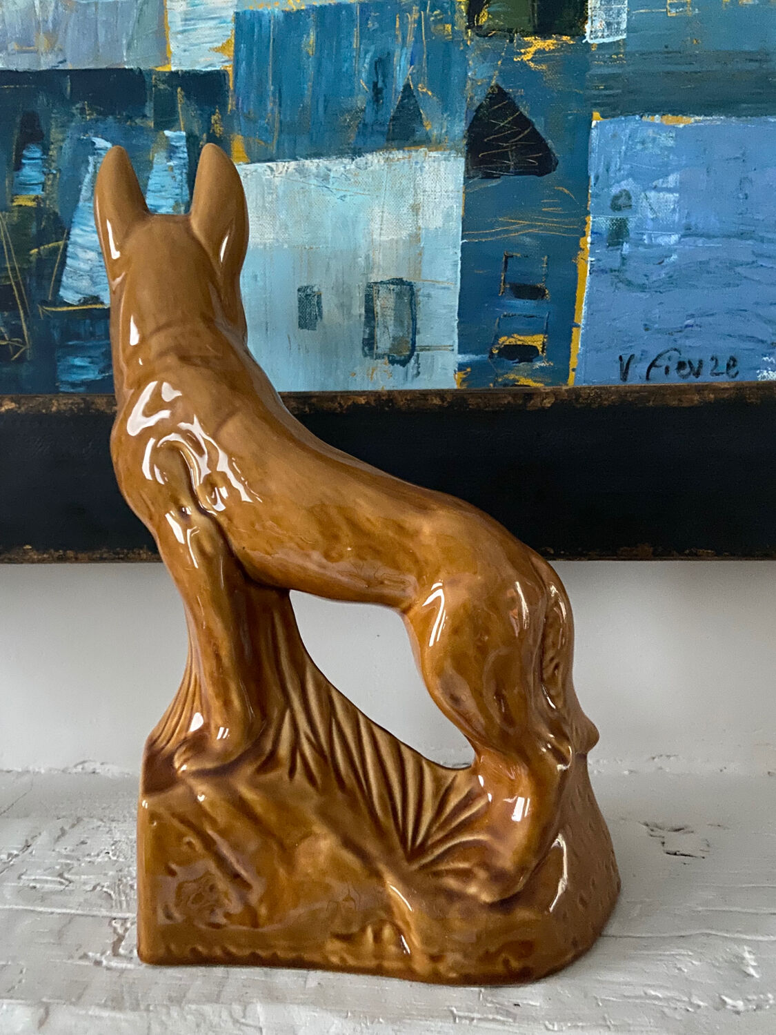 German Shepherd Statuette