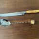 Vintage bamboo handle cutlery