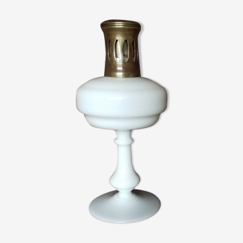 Shepherd lamp in white opaline