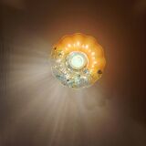 Murano flower wall light