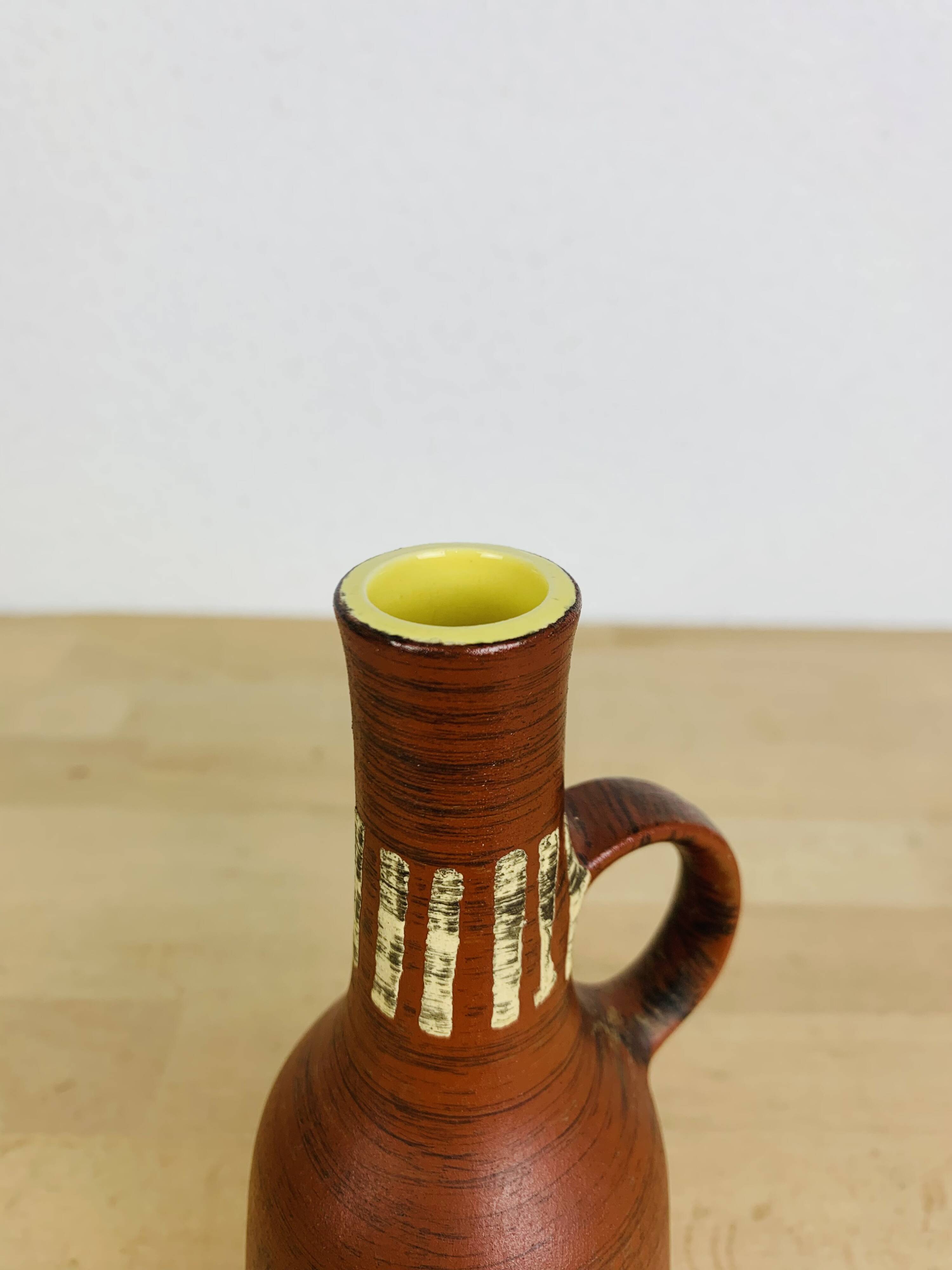 West Germany ceramic soliflore vase, 1960s
