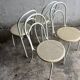 Vintage metal and plastic chairs, set of 4