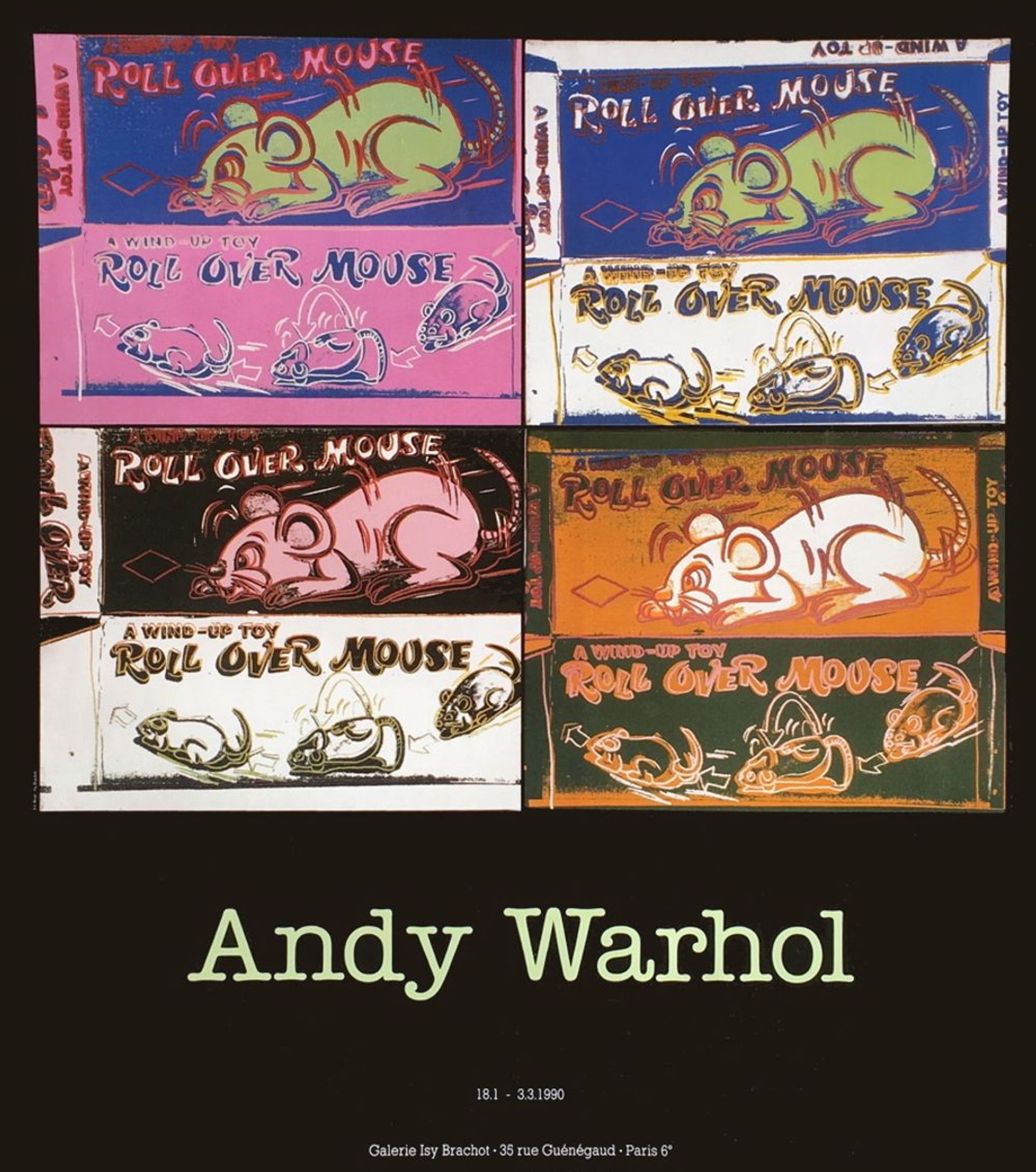 Affiche Andy Warhol 1990