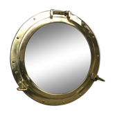 Miroir « hublot » laiton 47cm