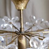 Ceiling flowers in murano glass and brass