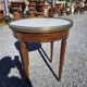 Louis XVI style bouillotte table in mahogany