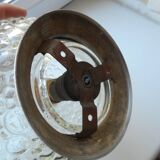 Old bubbled glass ceiling