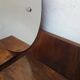 Art Deco dresser, solid walnut, veneer, 3 drawers, mirror.