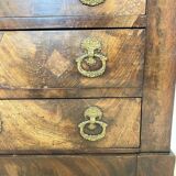 19th century mahogany and mahogany veneer secretary