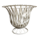 XXL Neoclassical Medici-style plant pot in ivory sheet metal