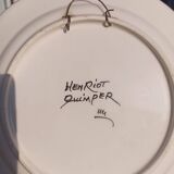 Henriot Quimper plate