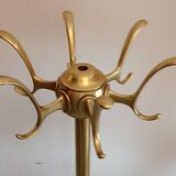 Vintage brass coat rack