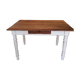 Farm table feet turned