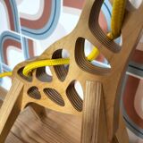 Giraffe design wooden bedside lamp Leanter