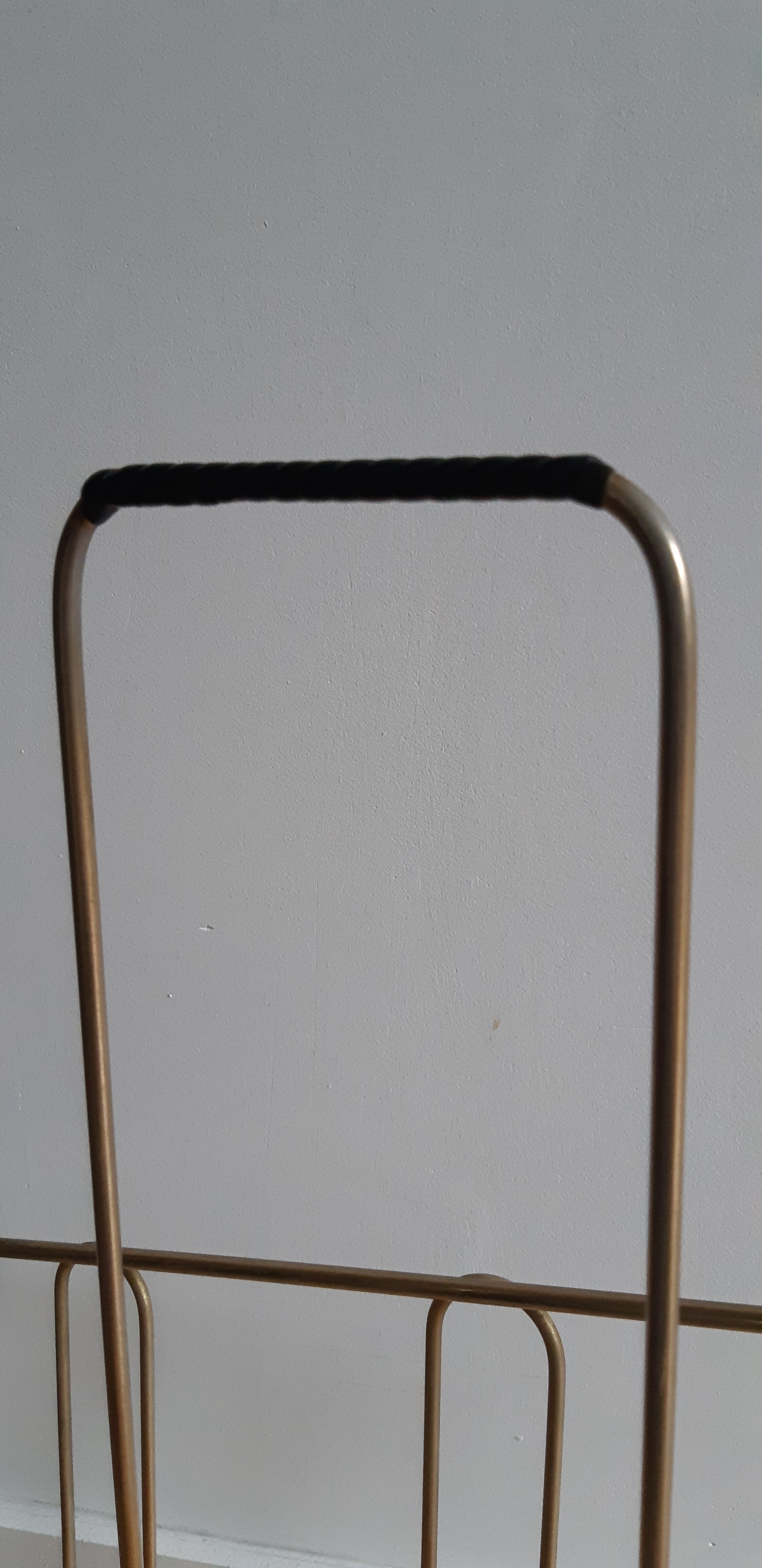 Gold metal magazine holder