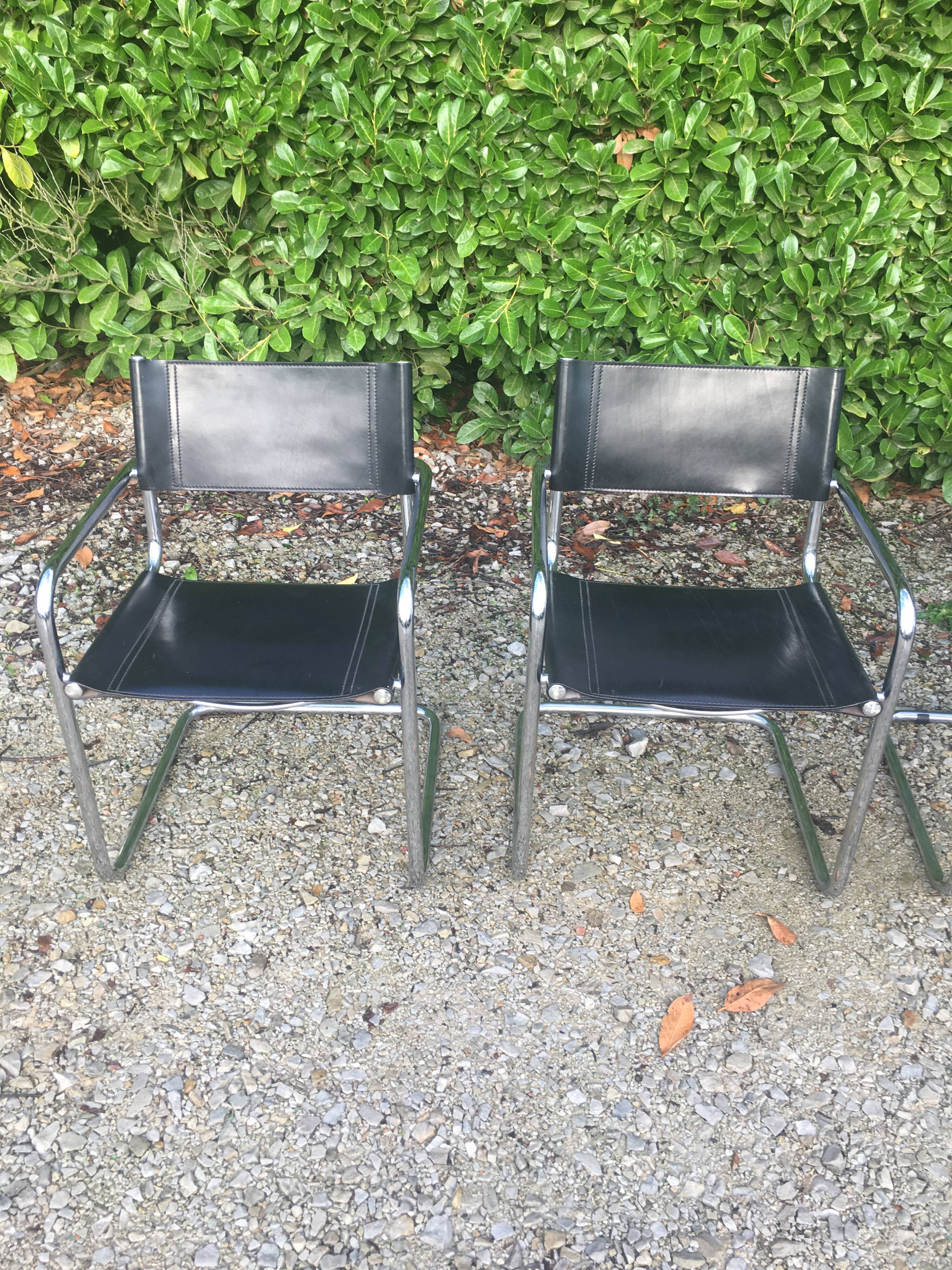 Set of 6 armchairs