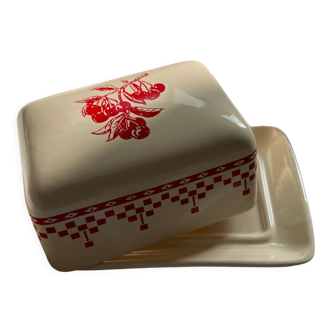 Red Checkerboard Butter Butter Counter Family