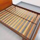 Carlström & Co vintage Scandinavian teak double bed from the 1960s